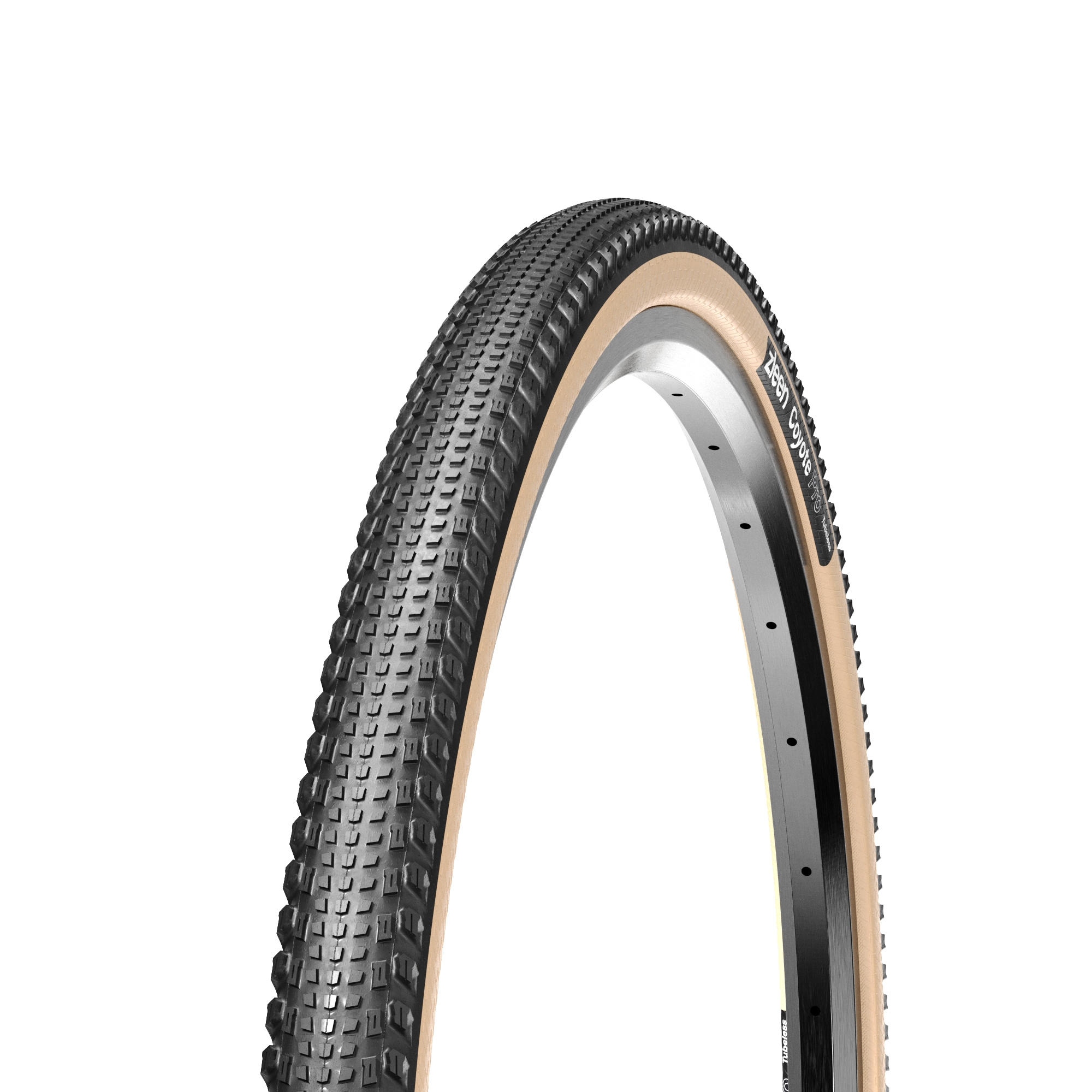 Pneu gravel Zleen Coyote Pro beige tubeless