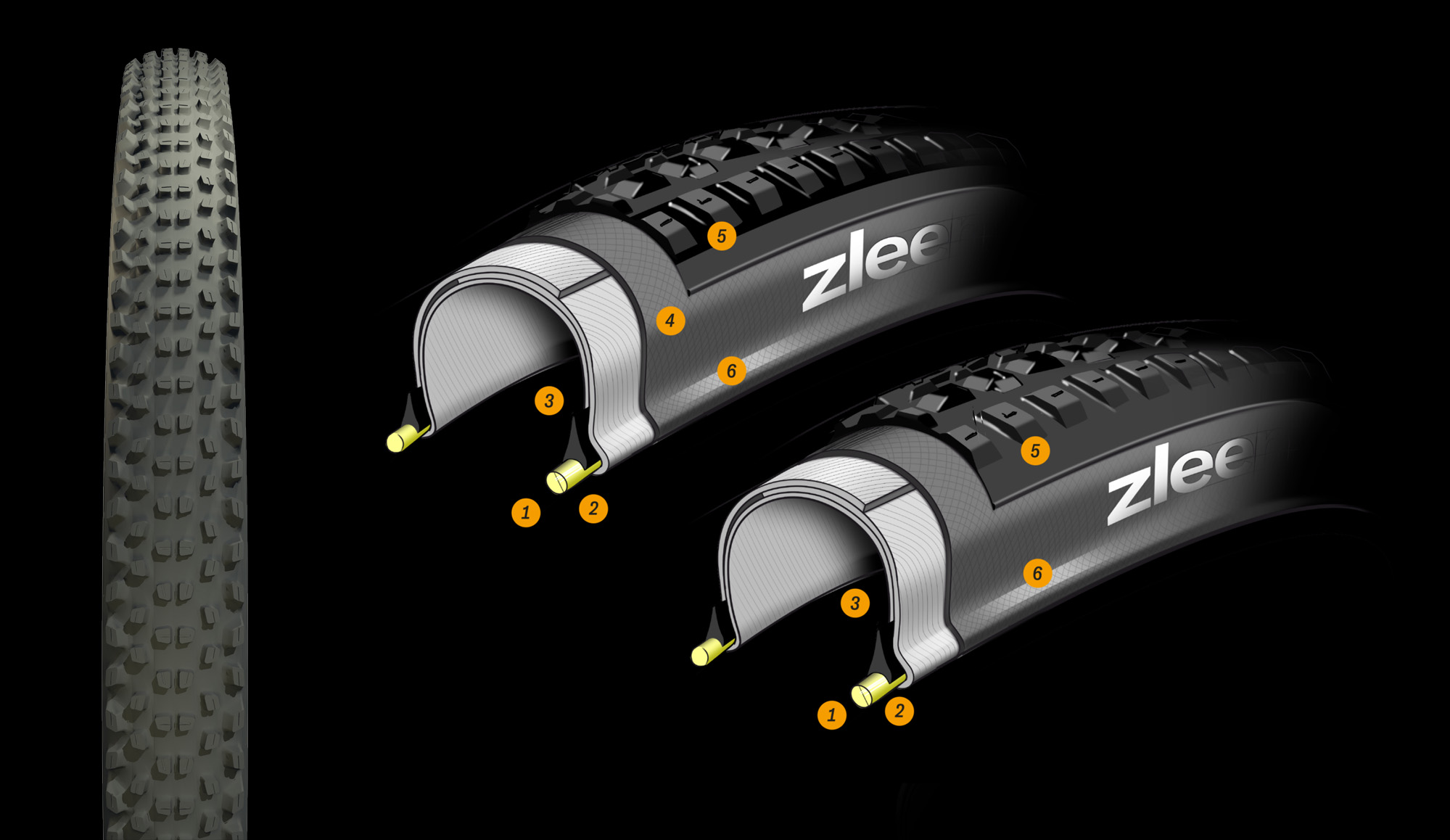 pneu de vtt tubeless pour vtt enduro ou vtt de descente