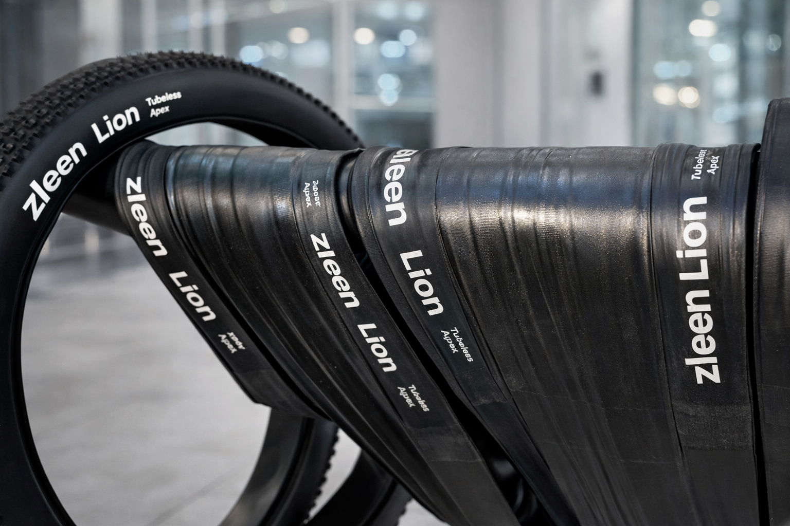 Pneu enfant Zleen 20 pouces coloris noir gomme souple sécurité